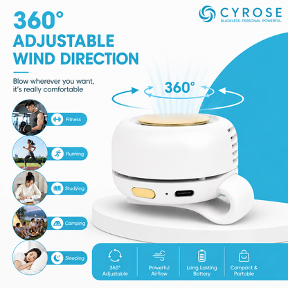 CYROSE™ Wearable Bladeless Fan